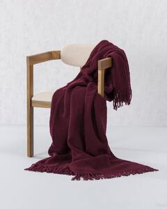 Pléd Boucle 140x200cm red wine
