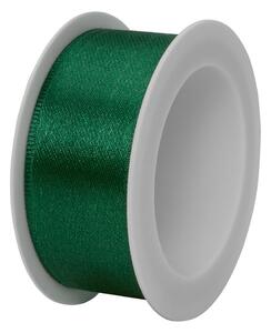 Stuha taftová tmavě zelená 25mm x 3m (6,-Kč/m)