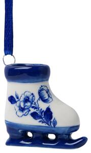 Heinen Delfts Blauw Porcelánová ozdoba Ice Skate HDB101