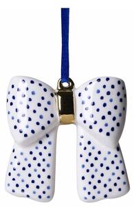 Heinen Delfts Blauw Porcelánová ozdoba Christmas Bow HDB106