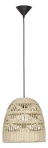 Nova Luce Závěsné svítidlo MARLO přírodní ratan, 30cm, E27 1x12W