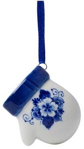 Heinen Delfts Blauw Porcelánová ozdoba Christmas Glove HDB112