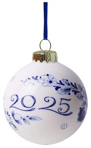 Heinen Delfts Blauw Porcelánová ozdoba Christmas Ball 2025 - 7 cm HDB113