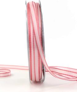 Stuha saténová LINEUP růžová 6mm x 2m (3,- Kč/m)