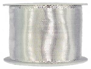 Stuha lurexová CELEBRATION SILVER stříbrná 40mm x 2m (14,-Kč/m)