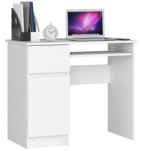 Designový psací stůl PIXEL90L, bílý
