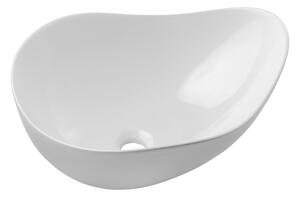 Comad Keramické umyvadlo na desku CLOUD FREE WHITE, bílá