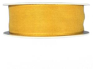 Stuha látková tkaná CHANCE marigold 25mm x 10m (3,50 Kč/m)