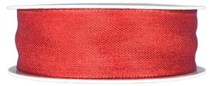 Stuha látková tkaná CHANCE červená 25mm x 10m (3,50 Kč/m)