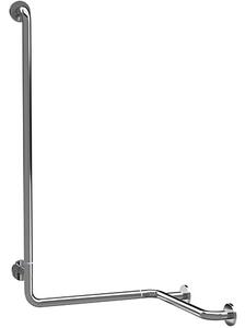 Bemeta Design HELP: Madlo, ve tvaru L, rohové, levé, skládané, s krytkou, nerez, lesk - 301154021