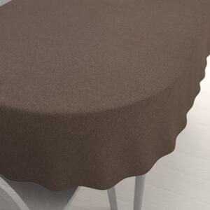 Biante Dekorační oválný ubrus BKR-504 Hnědý 60x100 cm