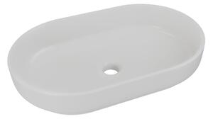 Comad Keramické umyvadlo na desku RIVER 2 CONCRETE GREY MATT UN 55, šedá