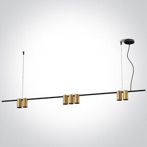 ONE-light Závěsný lustr Sigo 7x7W GU10 230V 1m kartáčovaná mosaz