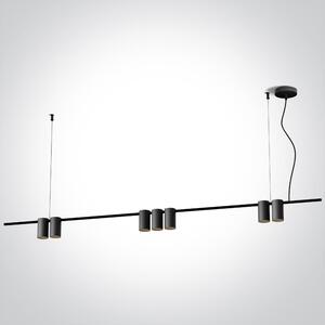 ONE-light Závěsný lustr Sigo 7x7W GU10 230V 1m černá
