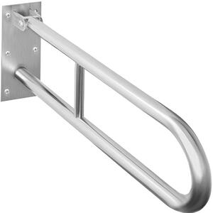 Bemeta Design HELP: Madlo, 850 mm, ve tvaru U, sklopné, bez krytky, nerez, mat - 301606322