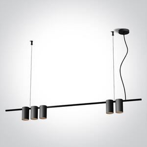 ONE-light Závěsný lustr Sigo 5x7W GU10 230V 1m černá