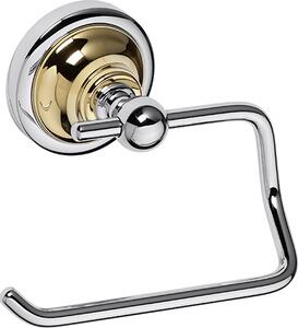 Bemeta Design RETRO gold-chrom: Držák toaletního papíru, bez krytu - 144212028