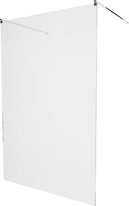 MEXEN - Kioto zástěna sprchová samostatně stojící 130 x 200 cm, transparentní 8 mm, chrom - 800-130-002-01-00