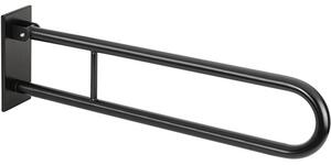 Bemeta Design HELP: Madlo, 813 mm, ve tvaru U, sklopné, s krytkou, černá - 301607470