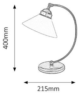 Rabalux 2702 - Stolní lampa MARIAN 1xE27/60W/230V