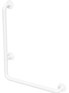 Bemeta Design HELP: Madlo, 680 mm, ve tvaru L, levé, bez krytky, bílá - 301112074