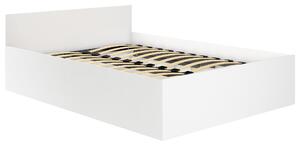Manželská postel Cosimo (bílá) (s roštem). 1069091