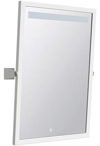 Bemeta Design HELP: Výklopné zrcadlo, 400 x 600 mm, s LED osvětlením, dotykový senzor, bílá - 301201034