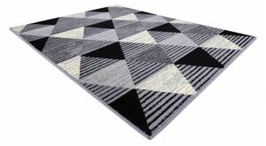 Koberec BCF BASE 3986 Geometric šedý / černý