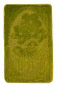 Koupelnový kobereček MONO 1125 zelený 4605 1PC Motýl