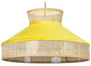 Závěsná lampa BATALI Ratan Hořčicová