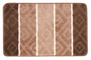 Koupelnový kobereček MULTI A5132 Romby camel, hnědý