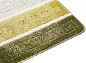 Sada koupelnových koberečků MULTI C5016A zelený, řecký