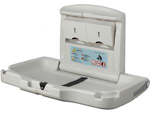 Bemeta Design Přebalovací pult nástěnný, plast, horizontální, bílá/šedá - 138235016