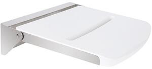 Bemeta Design HELP: Sprchové sedátko, sklopné, nerez, lesk, bílý plast - 347125011