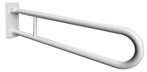 Bemeta Design HELP: Madlo, 813 mm, ve tvaru U, sklopné, bez krytky, bílá - 301102084