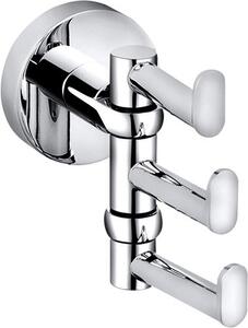 Bemeta Design OMEGA: Věšák, se 3 háčky, otočný - 104106072