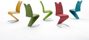 Moderní jídelní židle AMADO ekokůže lime