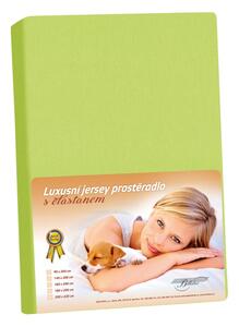 BELLATEX Jersey LUX Zelená 90x200 cm