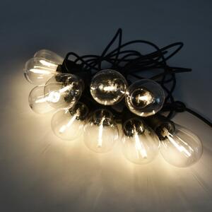 RABALUX 77165 Zirc solárna svetelná řetěz 6,5m LED 3,6W/35lm 2700K IP44 černá