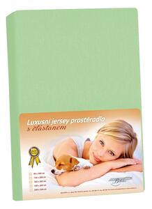 BELLATEX Jersey LUX Zelená 140x200 cm