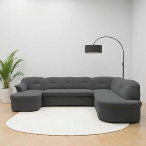 SEDACÍ SOUPRAVA, textil, tmavě šedá MID.YOU - Sedací soupravy, Online Only