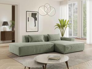 ROHOVÁ SEDAČKA, plast, textil, kompozitní dřevo, mátově zelená Livetastic - Sedací soupravy, Online Only
