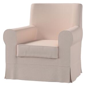 Potah na křeslo IKEA Ektorp Jennylund barva růžová látka pletený vzor