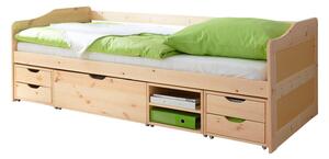 POSTEL S ÚLOŽNÝM PROSTOREM, 90/200 cm barvy borovice Livetastic - Jednolůžkové postele, Online Only
