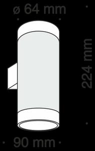 MAYTONI Nástěnné svítidlo KILT C027WL-L10B
