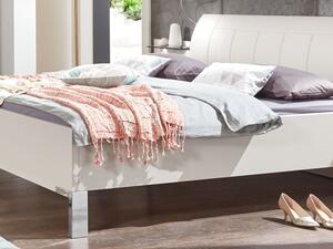 Luxusní postel KANSAS bílá champagne plocha spaní 180x200 cm