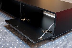 Televizní stolek LOBA RTV, černý mat