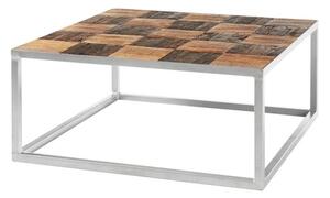 Konferenční stolek BINTO - kombinace mangového dřeva a dřeva postaršeného