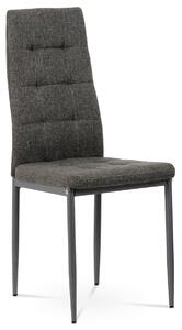 Jídelní židle BOONE, šedá látka/kov matný antracit