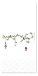 Papírové ubrousky Christmas Garland – 16 ks